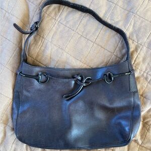 Gucci Dark Leather Shoulder Bag